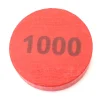 Tout Pour le Jeu Pion 1000 - Palet bois 5 cm rouge 52 x 13 mm à l'unité
