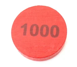 Tout Pour le Jeu Pion 1000 - Palet bois 5 cm rouge 52 x 13 mm à l'unité