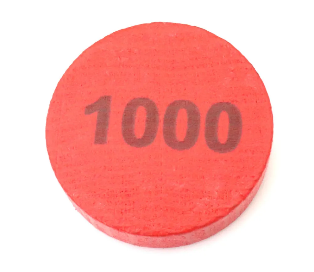 Tout Pour le Jeu Pion 1000 - Palet bois 5 cm rouge 52 x 13 mm à l'unité