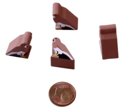 Tout Pour le Jeu Pion Aigle marron en bois 15 x 15 x 10 mm
