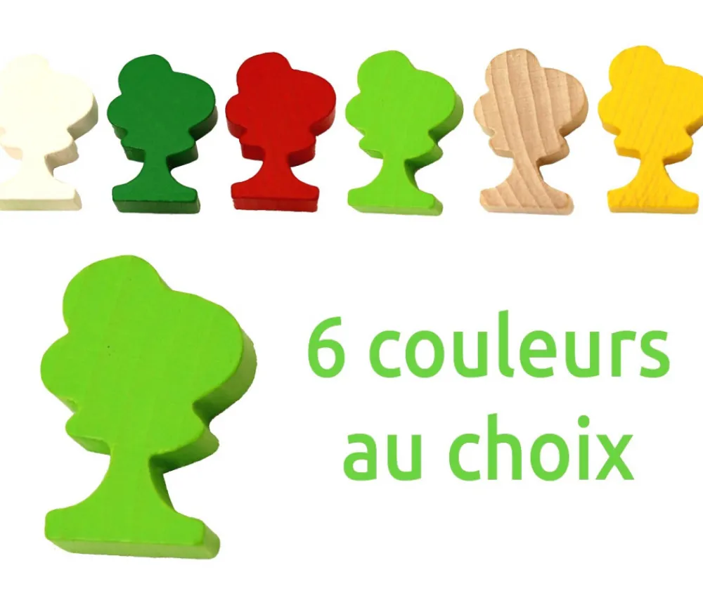 Tout Pour le Jeu Pion arbre en bois 36x25x10 mm