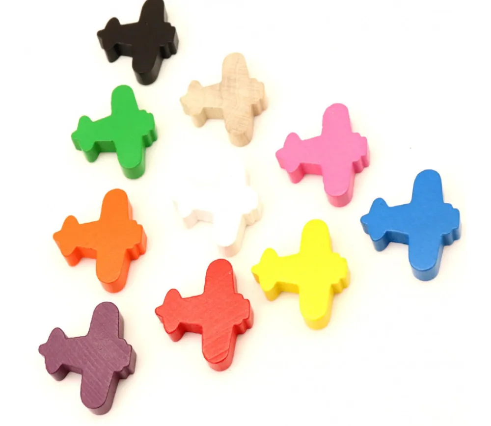 Tout Pour le Jeu Pion avion coloré pour jeu 30 x 35 x 8 mm à l'unité