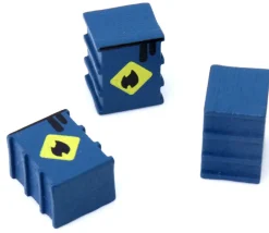 Tout Pour le Jeu Pion baril pétrole / bidon huile en bois 15 x 10 x 10 mm pour jeu