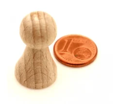 Tout Pour le Jeu Pion bois 15 x 27 mm pour jeu à l'unité