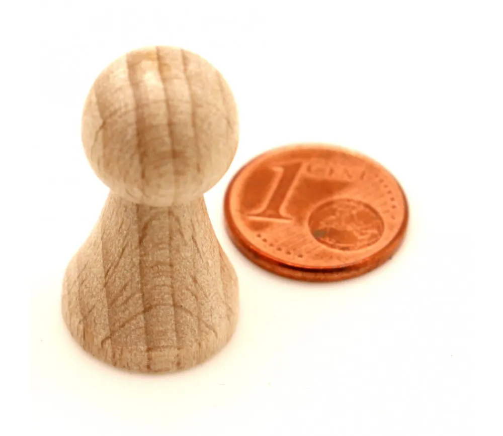 Tout Pour le Jeu Pion bois 15 x 27 mm pour jeu à l'unité