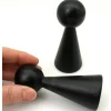 Tout Pour le Jeu Pion bois XXL 10 cm noir pour jeu. Grand pion 100 mm diam 43 mm