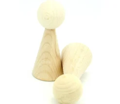 Tout Pour le Jeu Pion bois XXL 10 cm pour jeu. Grand pion 100 mm diam 43 mm