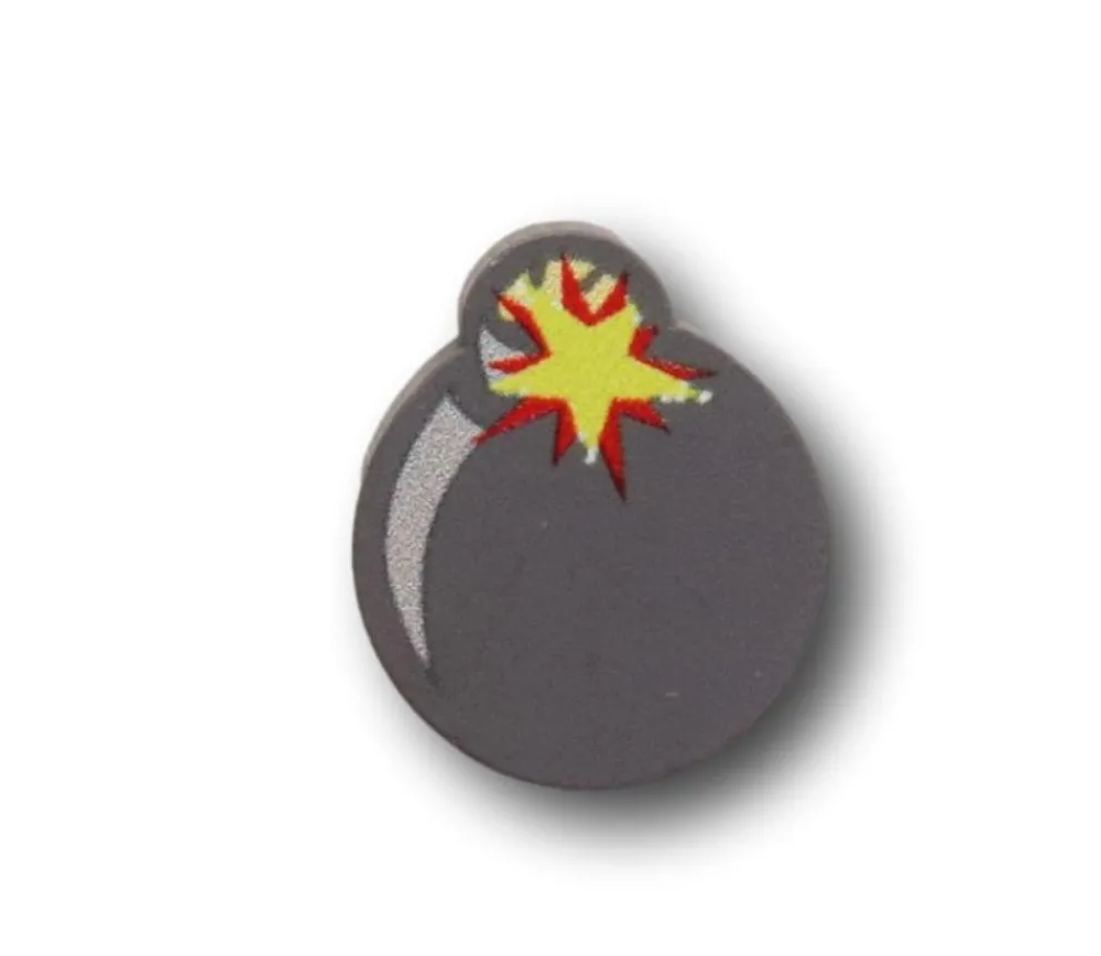 Tout Pour le Jeu Pion Bombe en bois 18 x 15 x 5 mm