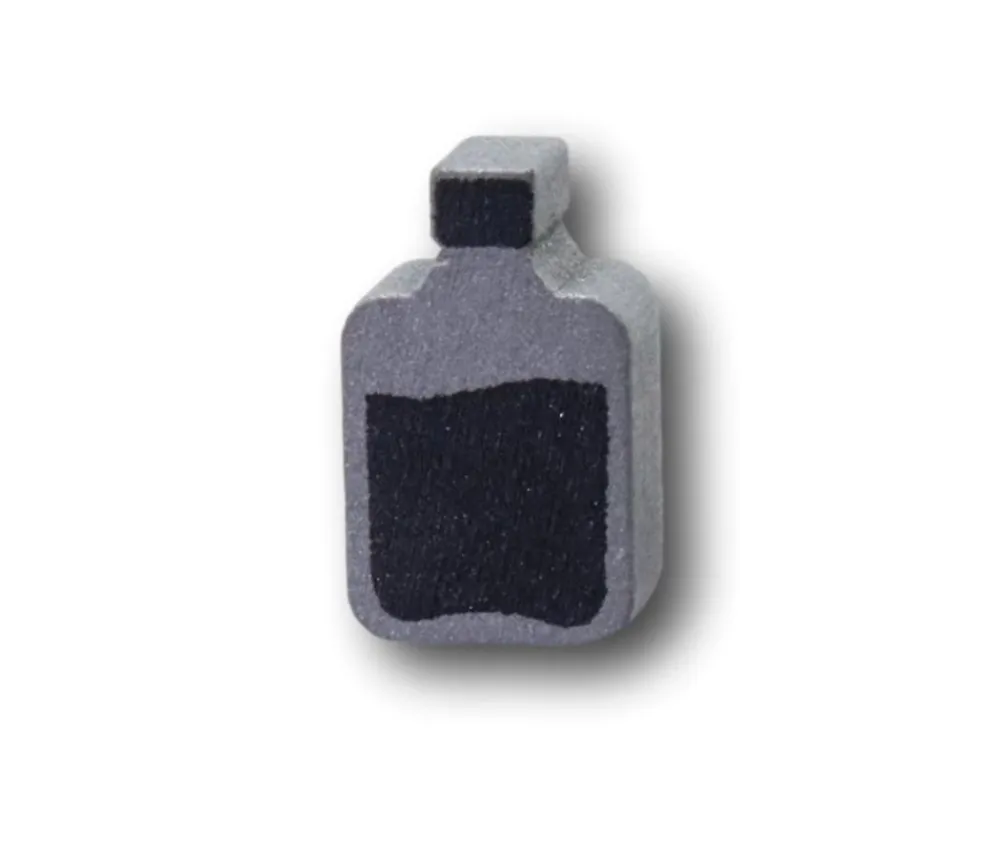 Tout Pour le Jeu Pion Bouteille pleine-vide en bois 16 x 9 x 5 mm