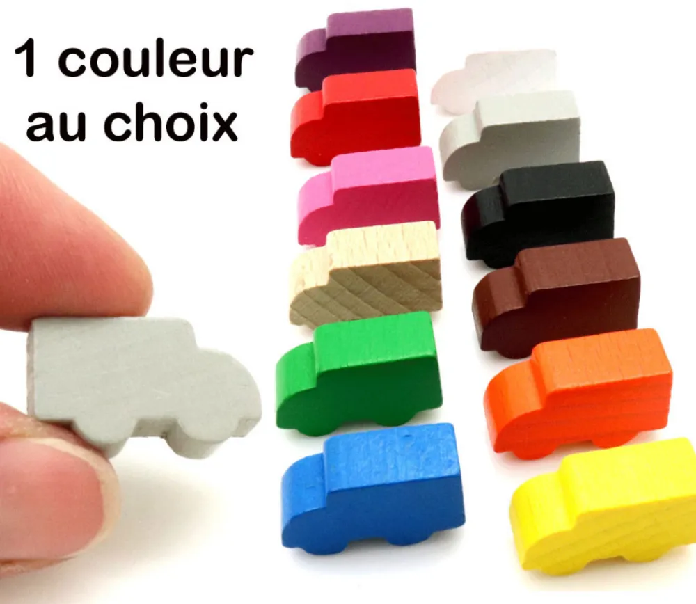 Tout Pour le Jeu Pion camion coloré pour jeu 21 x 12 x 8 mm à l'unité