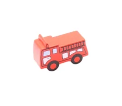 Tout Pour le Jeu Pion camion de pompier en bois - 25 x 15 x 10 mm
