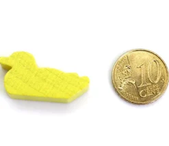 Tout Pour le Jeu Pion canard jaune en bois pour jeu