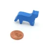 Tout Pour le Jeu Pion Chat bleu en bois pour jeu 30x19x8 mm
