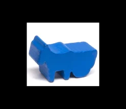 Tout Pour le Jeu Pion cheval bleu avec charrette en bois 38 x 25 x 15 mm à l'unité