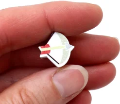Tout Pour le Jeu Pion de jeu arc et flèche en bois 15 x 15 x 10 mm