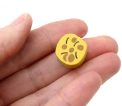 Tout Pour le Jeu Pion de jeu biscuit cookie en bois 15 x 16 x 10 mm
