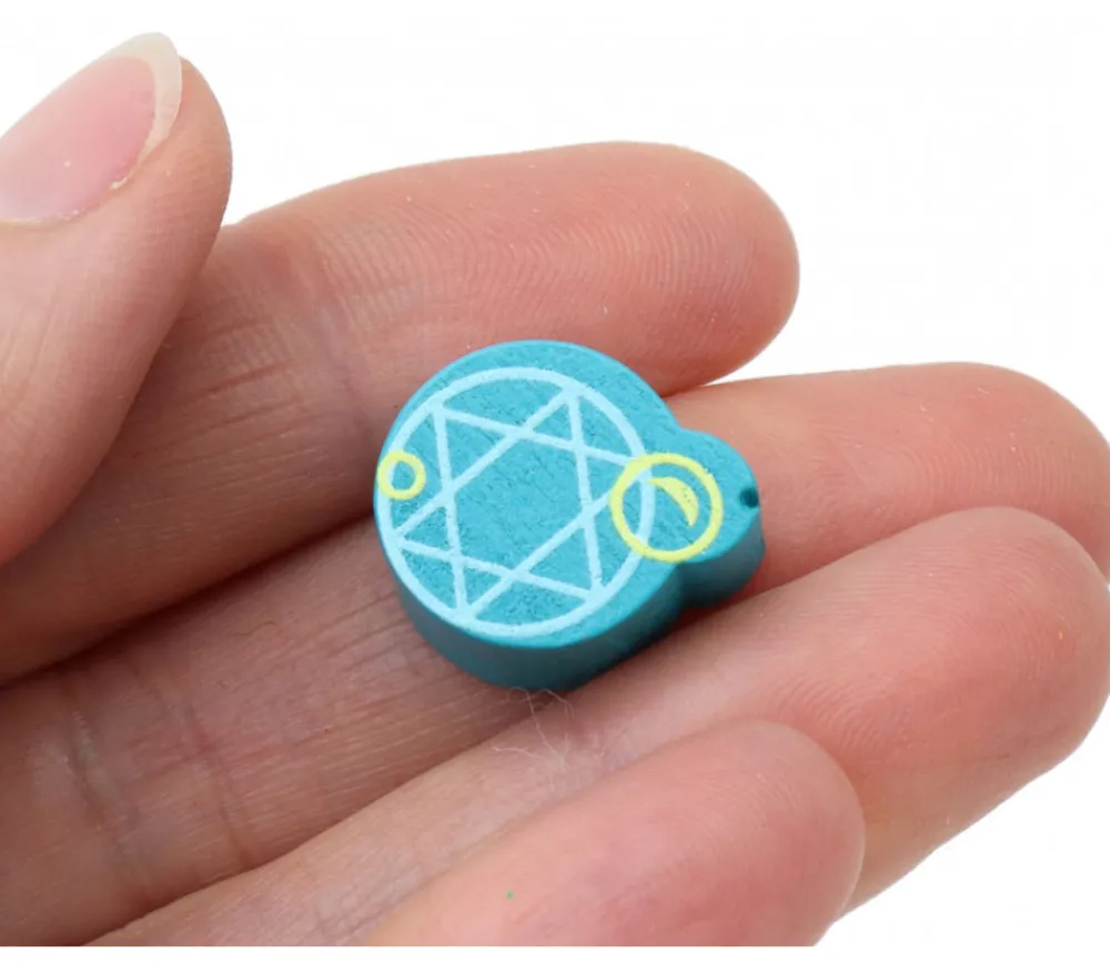Tout Pour le Jeu Pion de jeu boule magique étoile en bois 18 x 15 x 10 mm