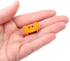 Tout Pour le Jeu Pion de jeu crabe orange en bois 25 x 15 x 10 mm