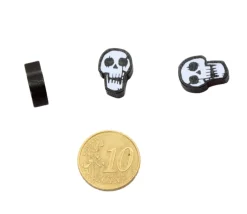 Tout Pour le Jeu Pion de jeu crane tête de mort en bois 16 x 11 x 5mm