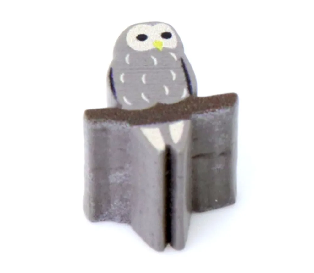 Tout Pour le Jeu Pion de jeu hibou chouette en bois 15 x 12 x 10 mm