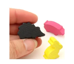 Tout Pour le Jeu Pion de jeu hérisson noir en bois 30x18x8 mm