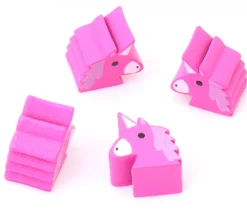 Tout Pour le Jeu Pion de jeu Licorne rose en bois 15 x 14 x 10 mm