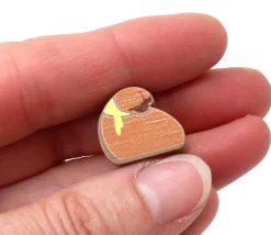Tout Pour le Jeu Pion de jeu sac bourse en bois 16 x 18 x 10 mm