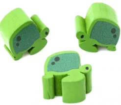 Tout Pour le Jeu Pion de jeu tortue verte en bois 16 x 16 x 10 mm