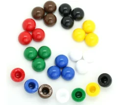 Tout Pour le Jeu Pion dome 12x17 mm demi boule plastique à l'unité