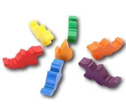 Tout Pour le Jeu Pion en bois dragon 44 x 20 x 10 mm