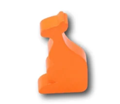 Tout Pour le Jeu Pion en bois kangourou orange 45 x 20 x 8 mm