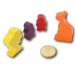 Tout Pour le Jeu Pion en bois kangourou orange 45 x 20 x 8 mm