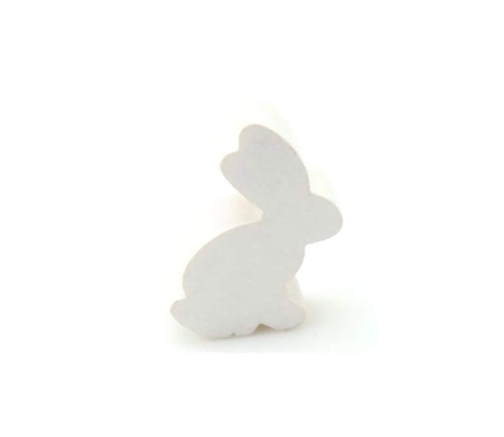 Tout Pour le Jeu Pion en bois lapin blanc 22 x 31 x 8 mm animal pour jeu
