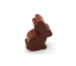 Tout Pour le Jeu Pion en bois lapin marron dodu 22 x 30 x 10 mm animal pour jeu