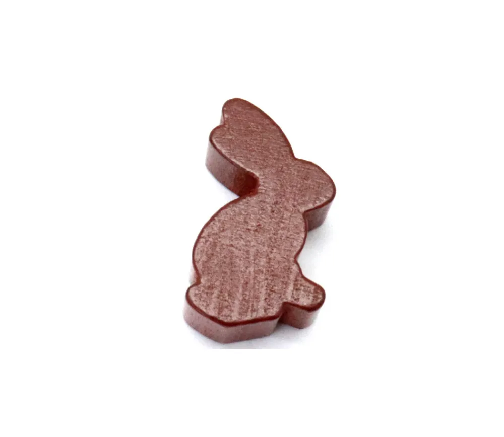 Tout Pour le Jeu Pion en bois lapin marron animal 17 x 29 X 8 mm