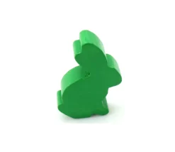 Tout Pour le Jeu Pion en bois lapin vert 22 x 31 x 8 mm animal pour jeu