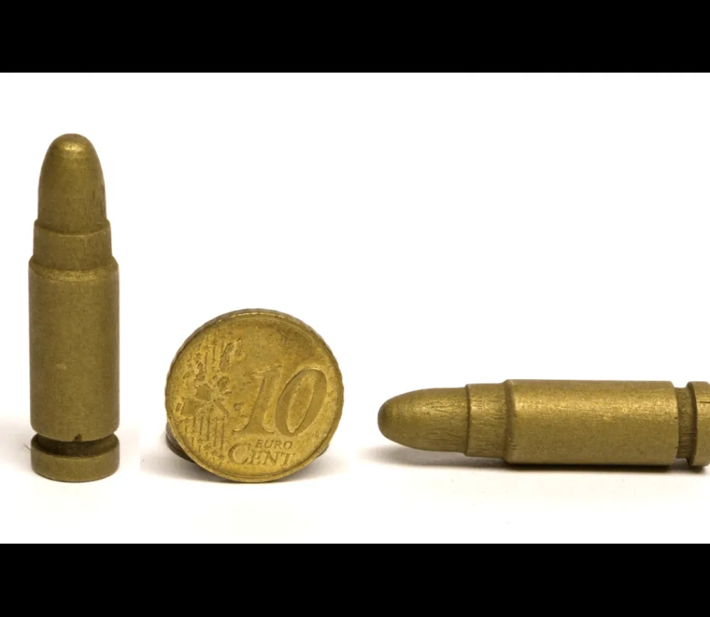 Tout Pour le Jeu Pion en bois munition cartouche 40 x 10 mm à l'unité