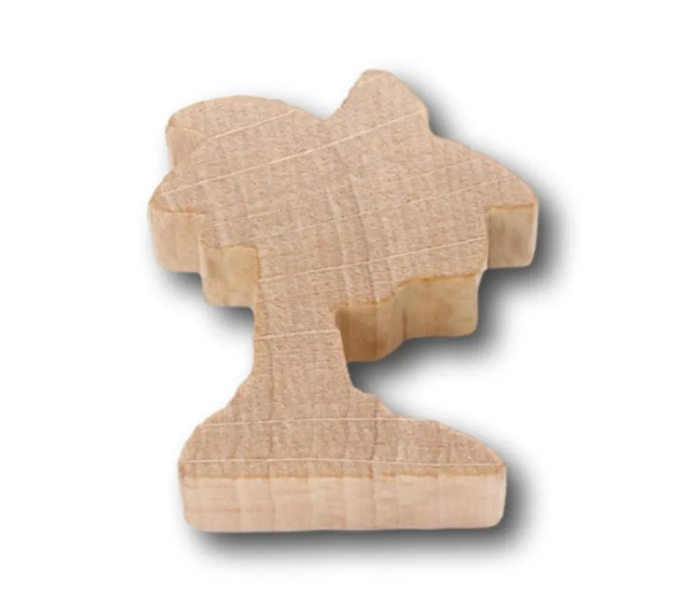 Tout Pour le Jeu Pion en bois palmier naturel 3.5 cm