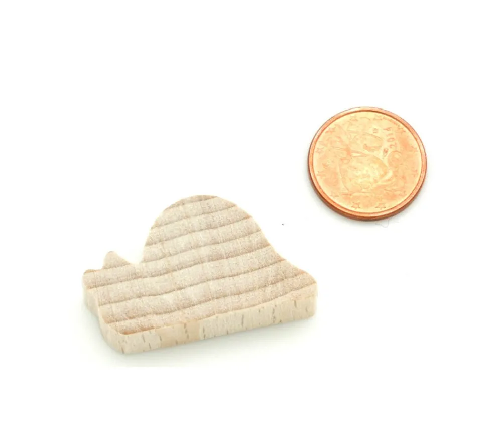 Tout Pour le Jeu Pion escargot bois naturel 30 x17 x 8 mm