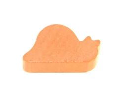 Tout Pour le Jeu Pion escargot orange en bois