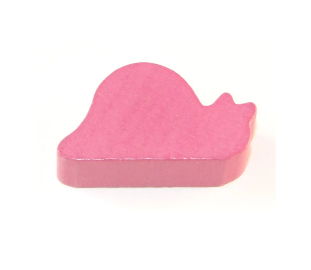 Tout Pour le Jeu Pion escargot rose en bois