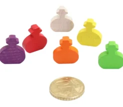 Tout Pour le Jeu Pion fiole potion 17 x 15 x 4 mm en bois à l'unité