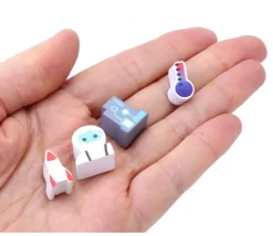 Tout Pour le Jeu Pion fusée bois pour jeu 15 x 9 x 10 mm