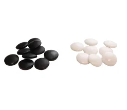 Tout Pour le Jeu Pion galet 2 cm pour jeu de go noir ou blanc