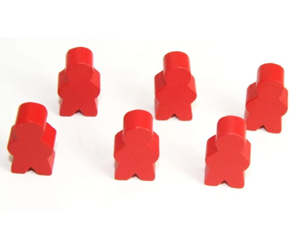 Tout Pour le Jeu Pion garçon en bois bonhomme meeple 14 x 24 X 8 mm personnage à l'unité