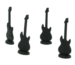 Tout Pour le Jeu Pion guitare noire 16 x 51 mm