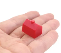 Tout Pour le Jeu Pion hotel rouge en plastique 19 x 13 X 13 mm