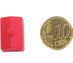 Tout Pour le Jeu Pion hotel rouge en plastique 19 x 13 X 13 mm