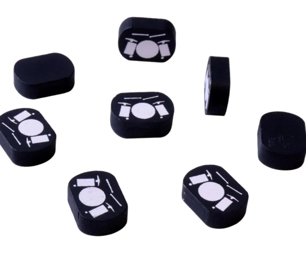 Tout Pour le Jeu Pion instrument de musique - batterie 16 x 12 x 5 mm
