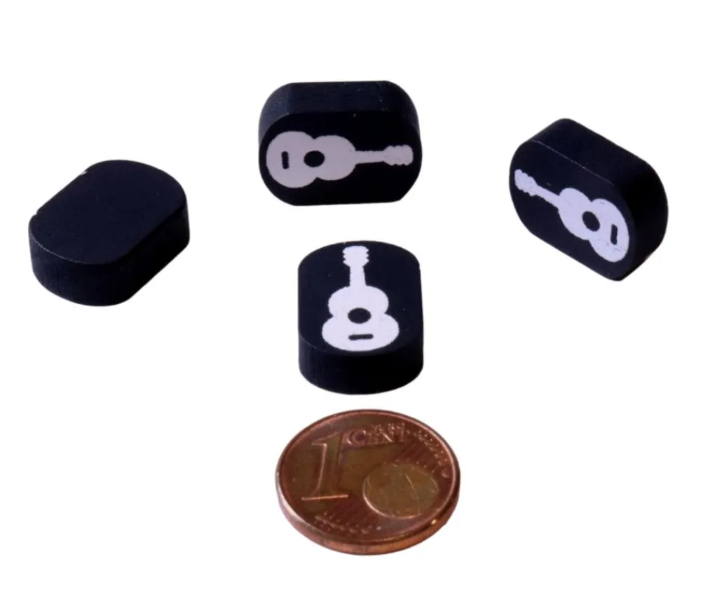 Tout Pour le Jeu Pion instrument de musique - guitare 16 x 12 x 5 mm